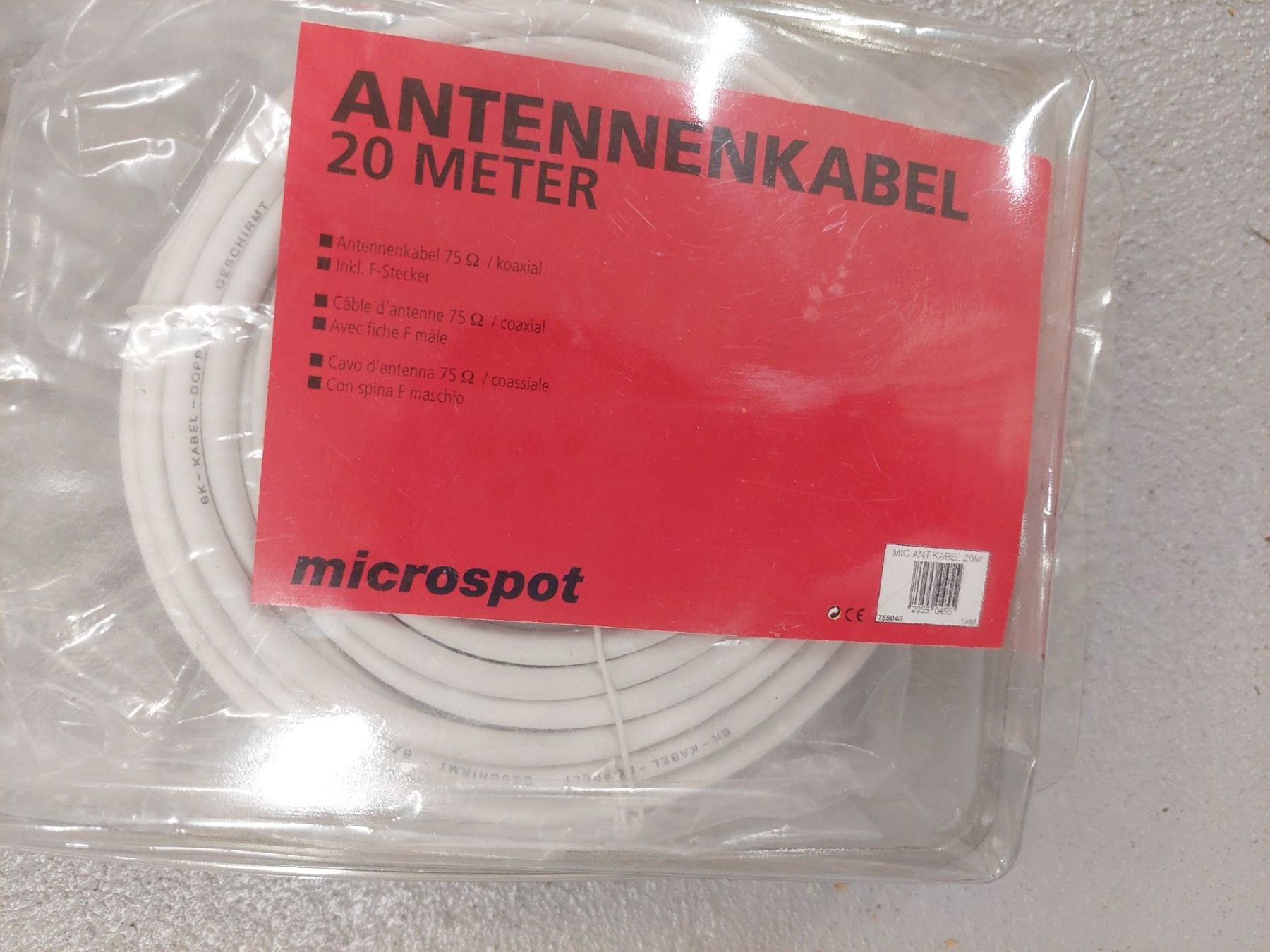 Kabel: Neu Kabel TV 20 m – Neu und originalverpackt aus Wiesendangen von troawus 1