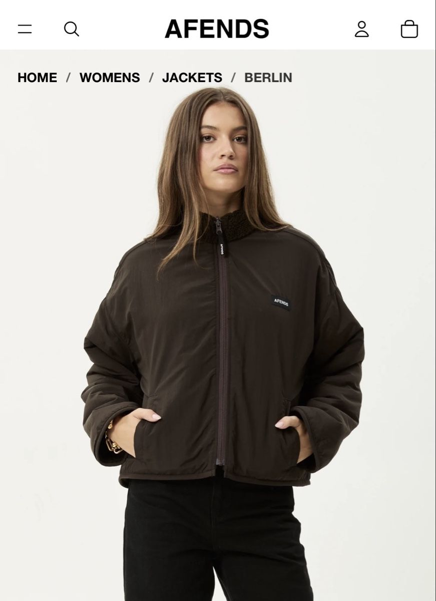 Giacche: AFENDS Reversible Berlin Jacket in coffee Size S – Usato da Zürich venduto da sch_2jyl 2