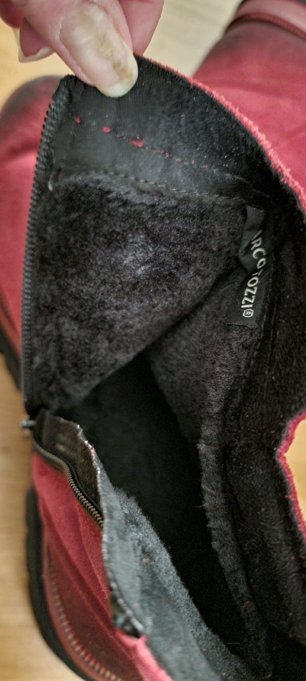 Scarpe da donna: Marco Tozzi Winterstiefel, Rot, Grösse 41 – Usato da Widnau venduto da ani-124 6