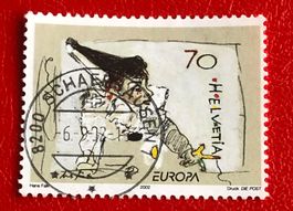 Nr.1051 mit Stempelt Pierrot spielt mit dem Faden Europamark