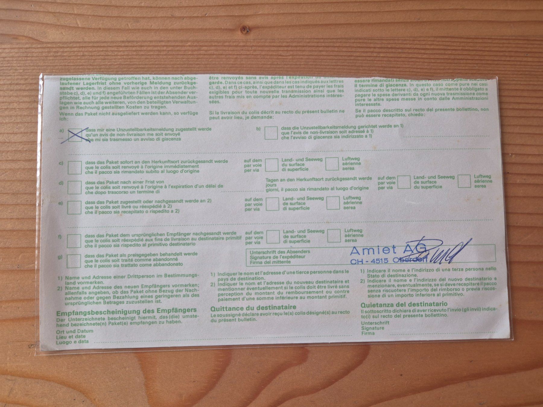 Tutti i francobolli: CH-Postbeleg mit Evangelisten Zustand gem. Bilder – Usato da Oberuzwil venduto da ceeg7 1