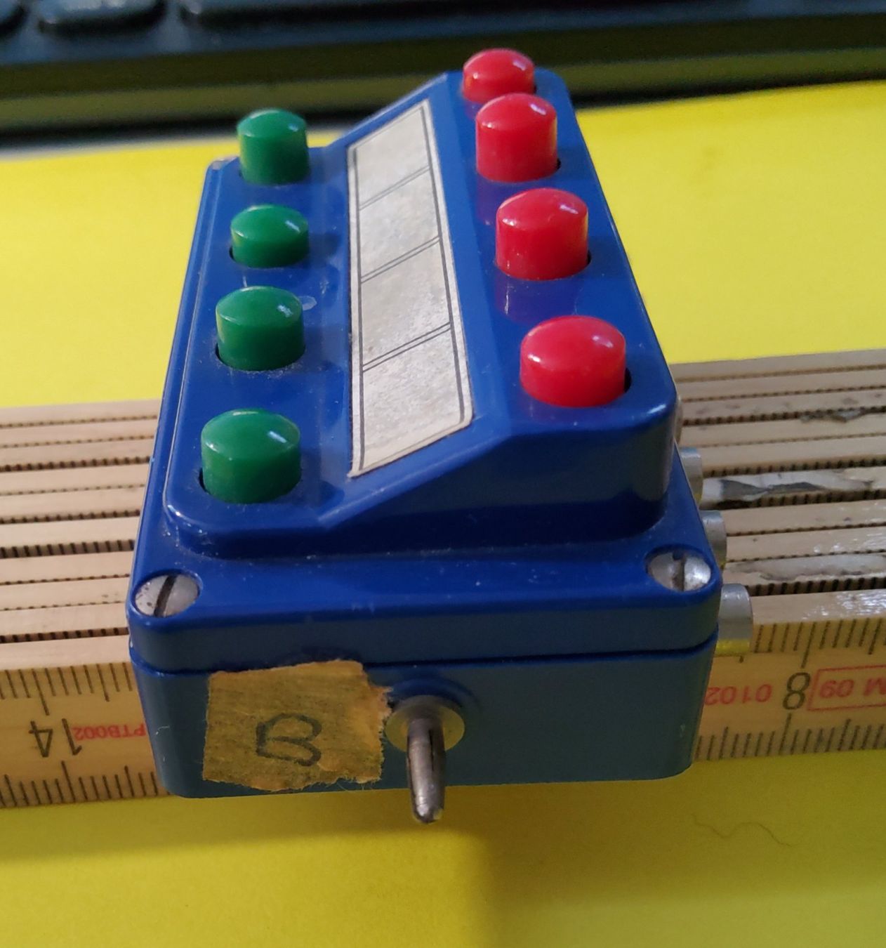 Märklin Modelleisenbahnen: 1 Märklin Stellpult blau – Gebraucht aus Grüningen von VENOM59 2