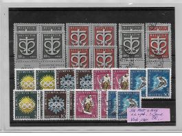 SM 1945 + 1948 ** + gest. 2xSerie Kat: CHF 98.-