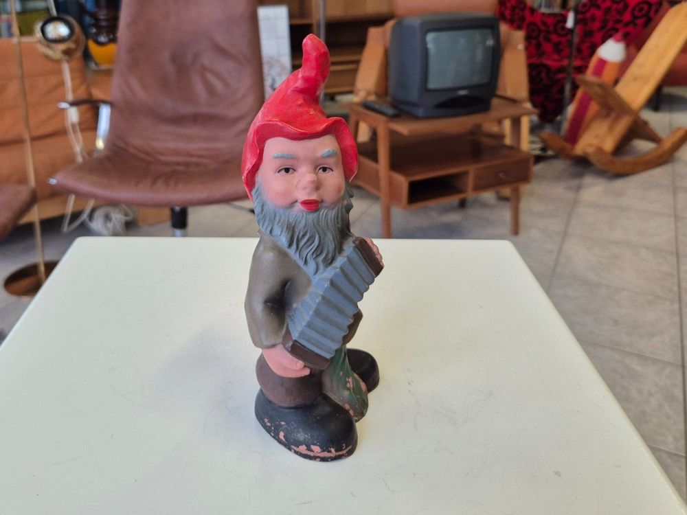 Vintage Gartenzwerg von Heissner, Retro Deko Figur Kaufen auf Ricardo