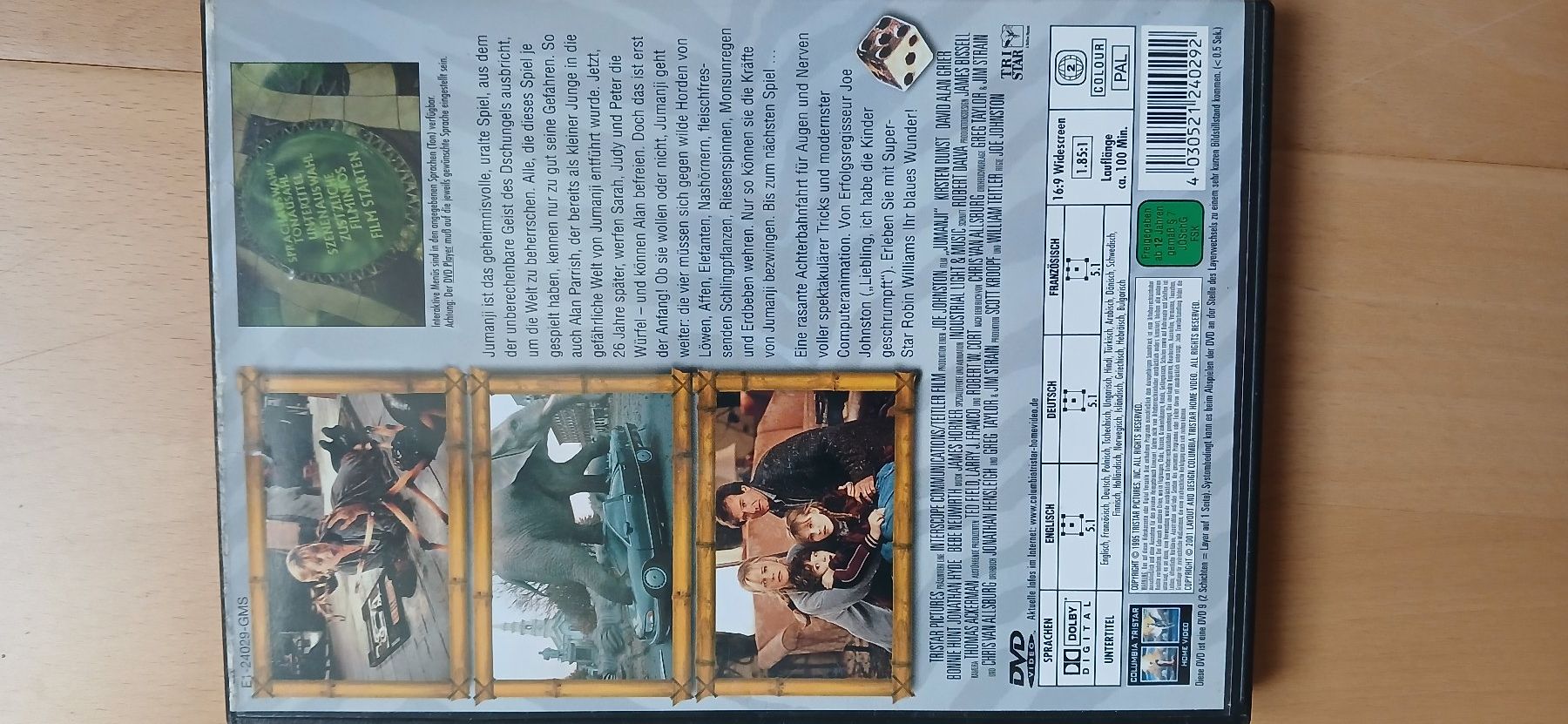 Tutti i DVDs: DVD JUMANJI – Usato da hinwil venduto da tho_j6kz 4