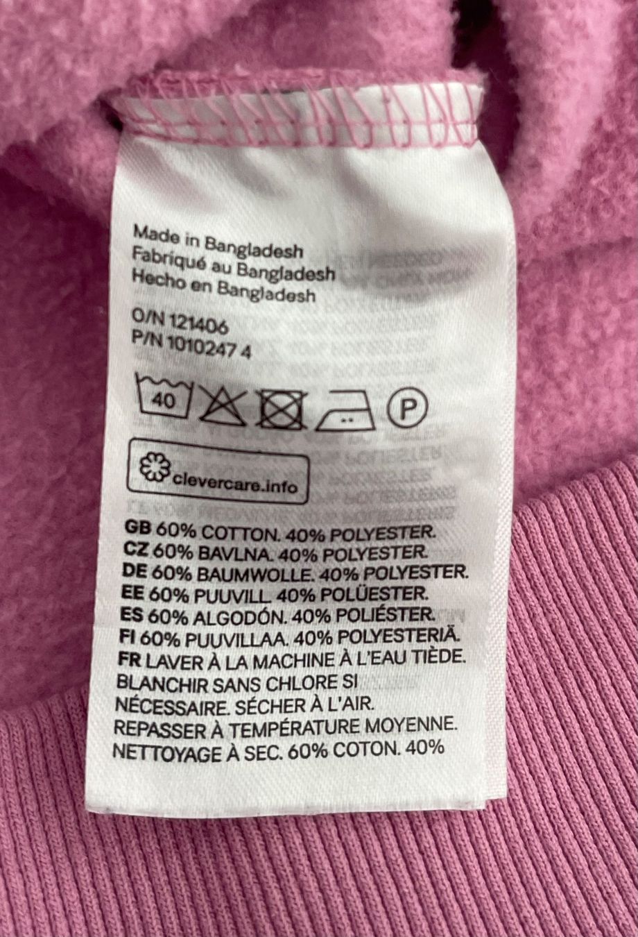 H&M Maglioni & Felpe: Rosa H&M Basic Oversize-Sweatshirt, Gr. M, Top Zustand! – Usato da Wangen b. Olten venduto da VeraHa 3