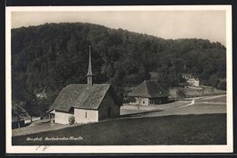 Burgdorf, Bartholomäus-Kapelle mit Wald
