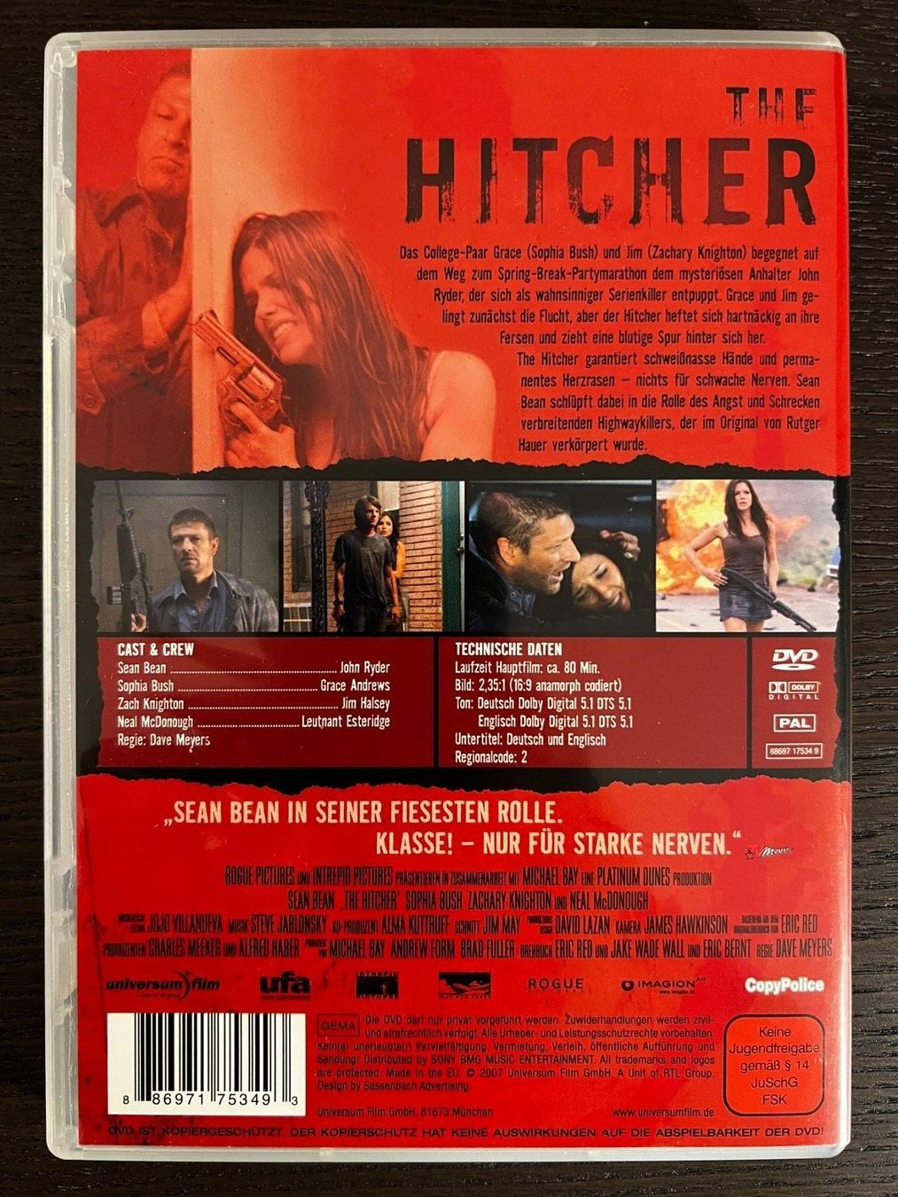 Alle DVDs: The Hitcher – Gebraucht aus Zürich von FilmFreunde 1