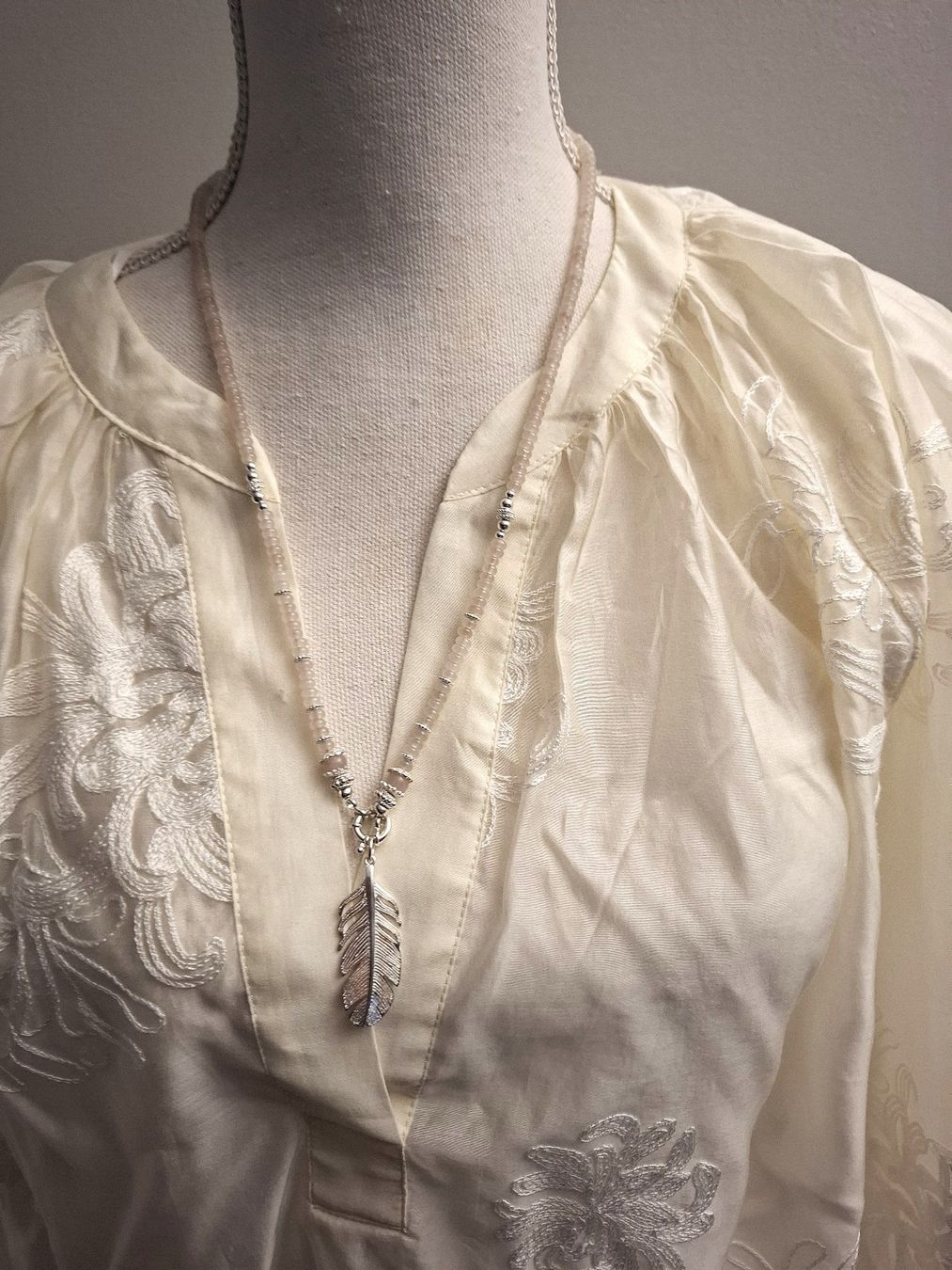 Catenine: KIRA- Jadekette - Sterling Silber - hellrosa – Nuovo e nell'imballaggio originale da Mühlethal venduto da nicita-modeschmuck 4