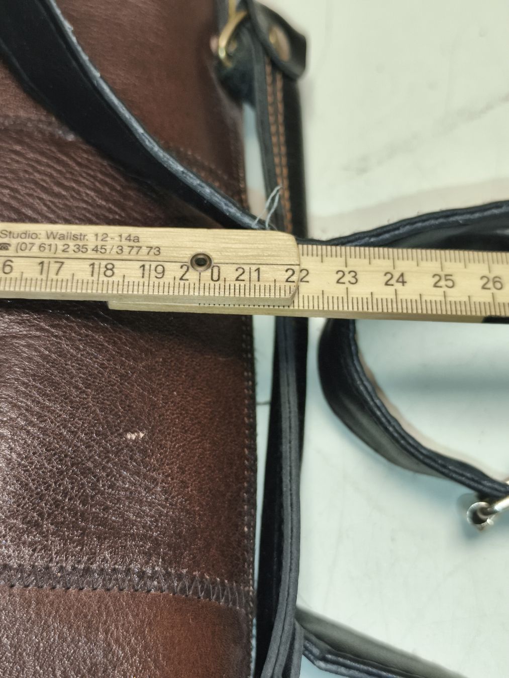 Borse da donna: Moda Joven Ledertasche Braun(em77) – Usato da Künten venduto da Schnaepplihuus 7