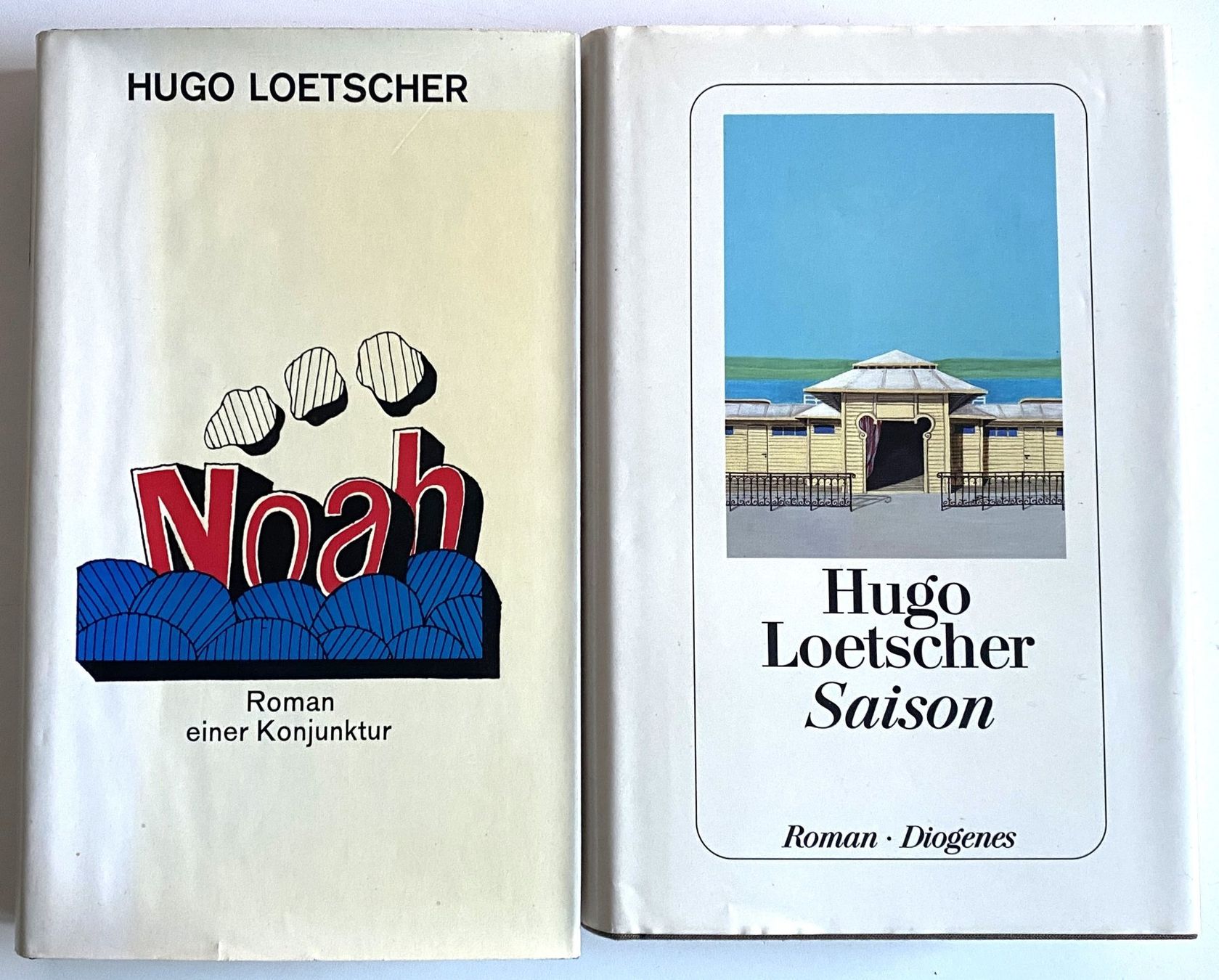 Libri: 2x Hugo Loetscher - NOAH + SAISON – Usato da Hünenberg venduto da Ecila