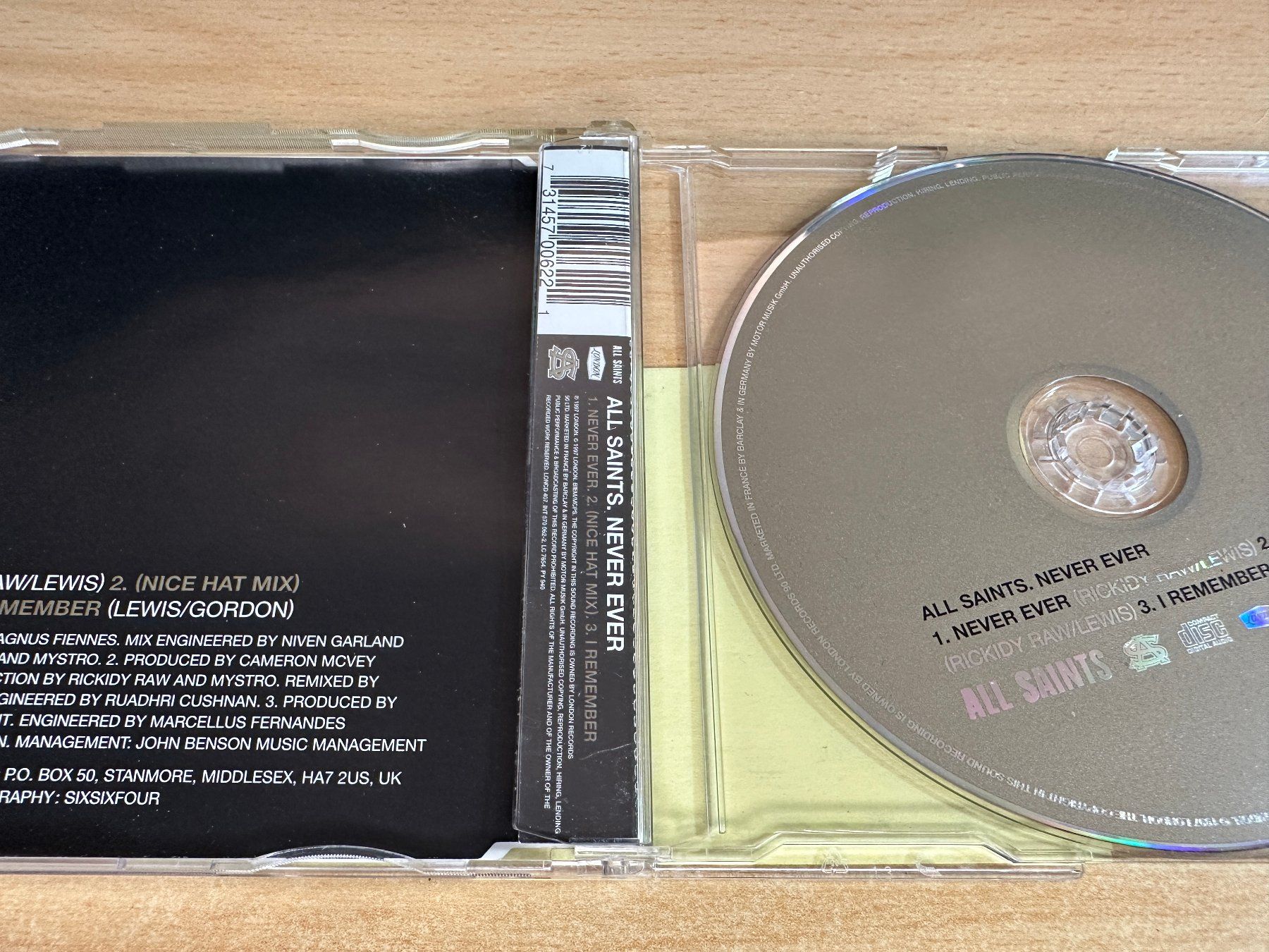 CD: All Saints – Never Ever - Single CD – Usato da Rikon im Tösstal venduto da Alpenmutz 1
