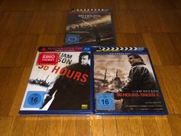 96 Hours - Taken 1,2 & 3 - 3 BLU-RAY-S - UNCUT