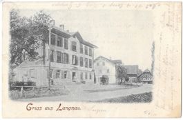 Langnau bei Reiden Teilansicht Feldpoststempel