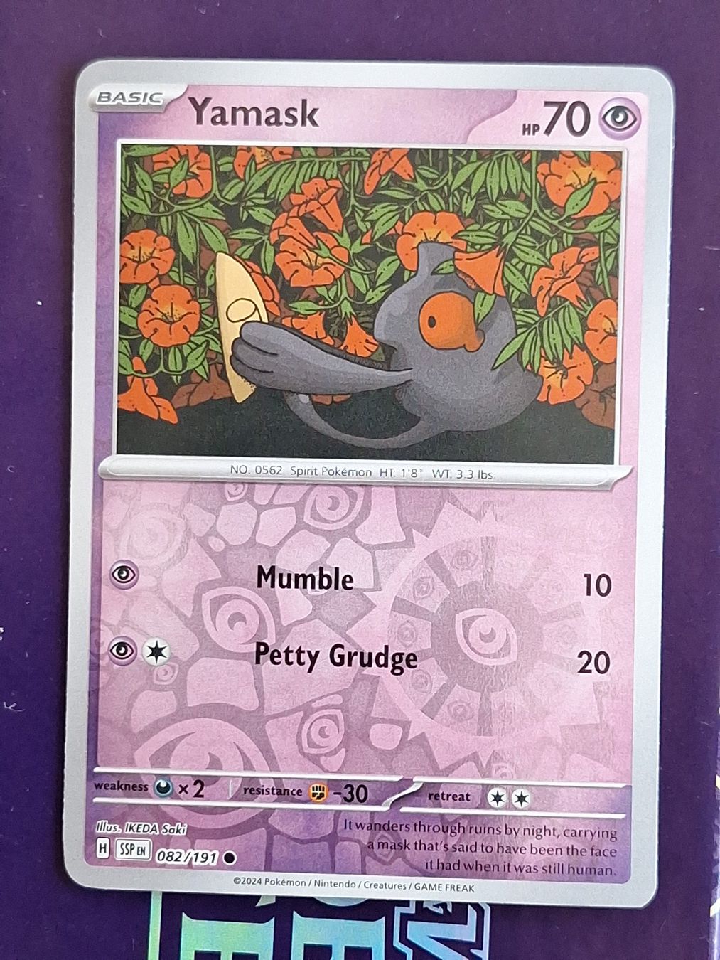 Pokémon Carte collezionabili: Yamask - Reverse Holo - Pokemon Surging Sparks – Usato da Altstätten SG venduto da GGsGameshop