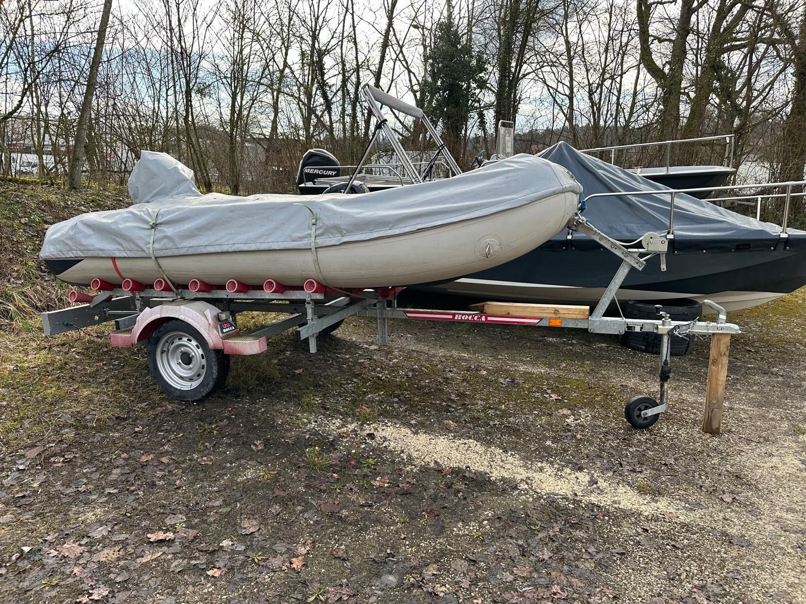 Mercury Barche: Schlauchboot Honwave mit Sonnendach und Motor – Usato da Halten venduto da FaRo_84 8