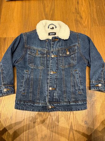 Jeans Jacke, Gefüttert, Gr 116, wie Neu