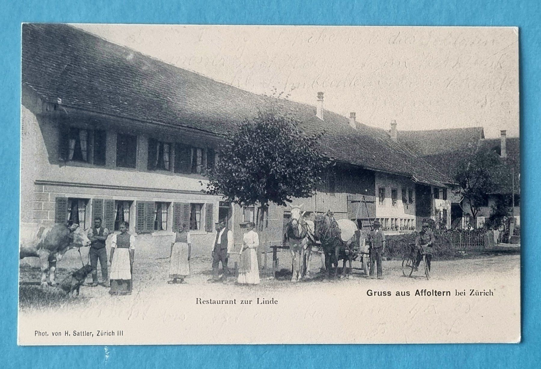 Ansichtskarten: Affoltern (ZH) - Restaurant zur Linde – Gebraucht aus Rothrist von RROENK