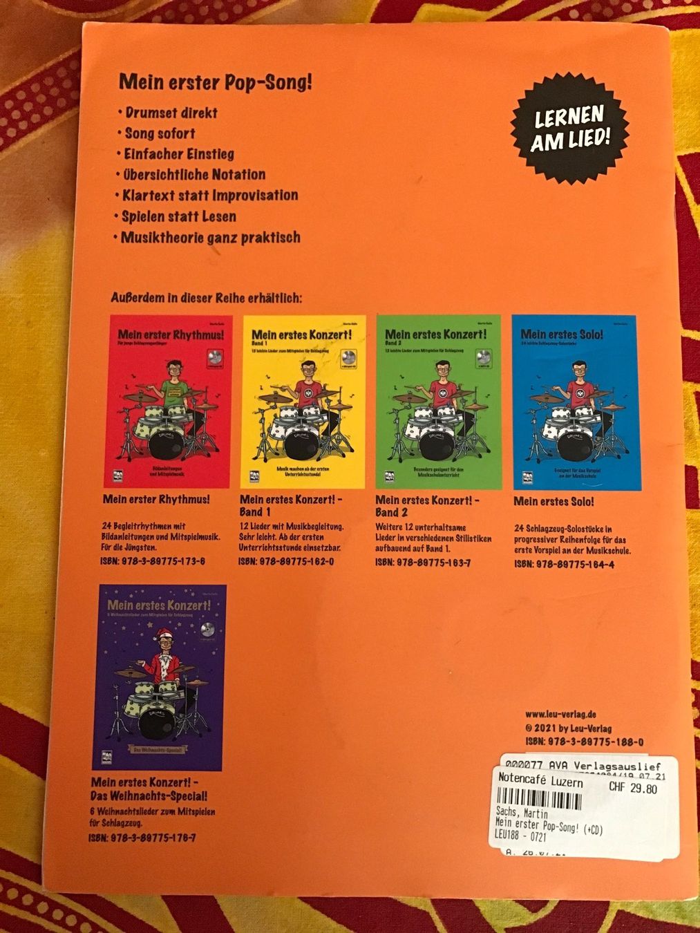 Evans Strumenti musicali: Lehrbuch/  Songbuch/ Playalong – Nuovo (secondo la descrizione) da Morschach venduto da burgo007 1