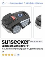 Sunseeker Mähroboter V1 ohne Begrenzungskabel 300m2
