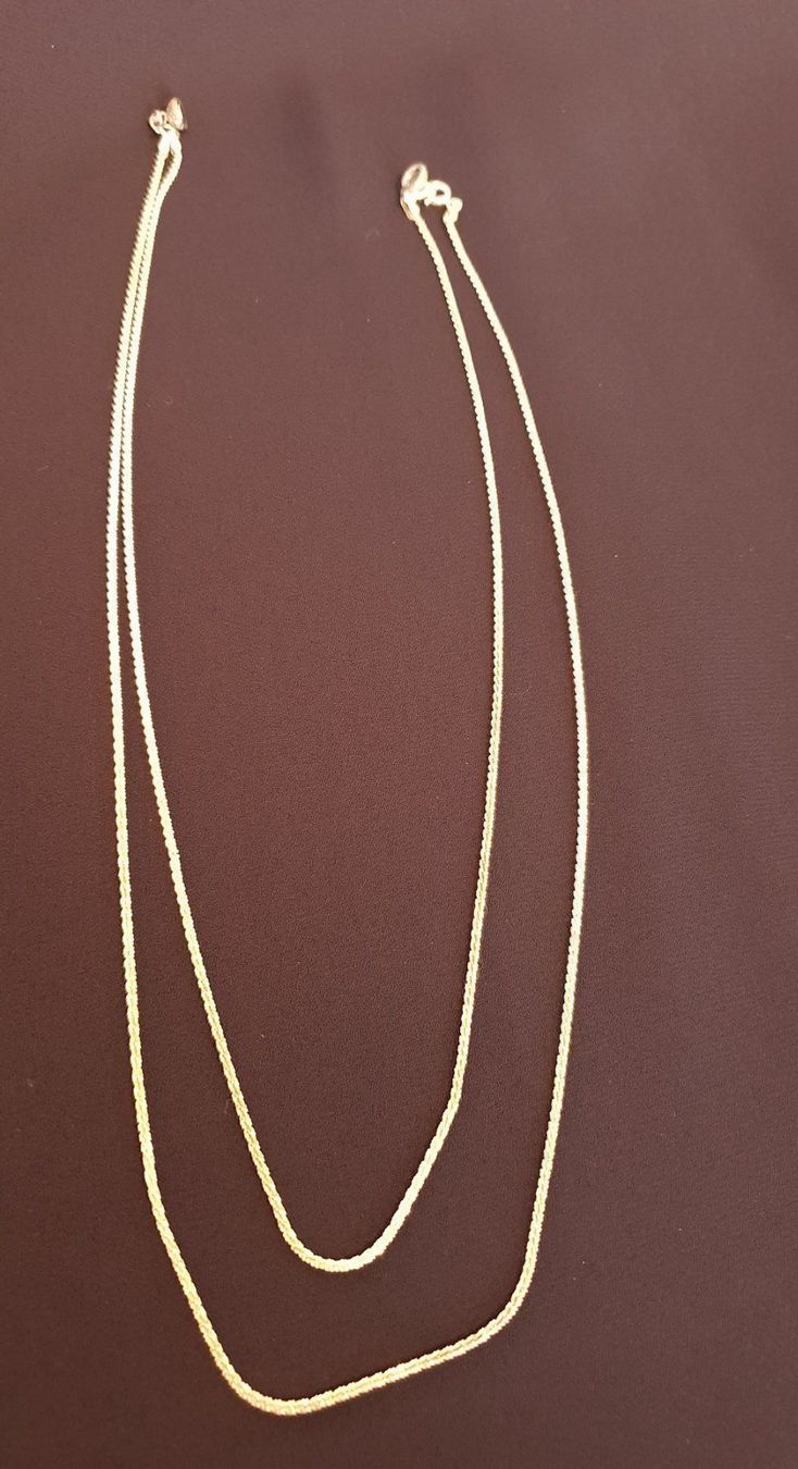 Catenine: Zwei schlichte Silberketten – Nuovo (secondo la descrizione) da Gutenswil venduto da PrestigeOne 6