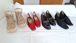 4 Paar TOP Damenschuhe für jede Jahreszeit, Gr. 36 1/2 / 37