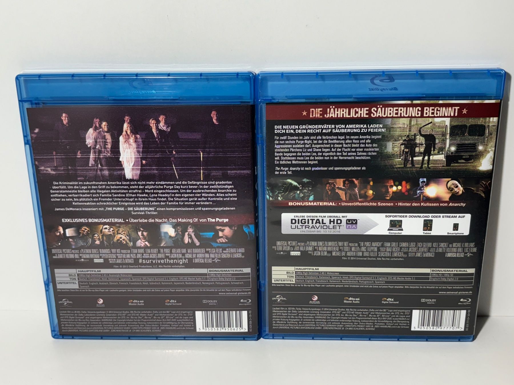 Tutti i DVDs: The Purge 1-4 Blu Ray – Usato da Wilderswil venduto da Sstriker 2