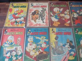 26 antike MICKY MAUS Comic Hefte von 1956 Disney Spielzeug
