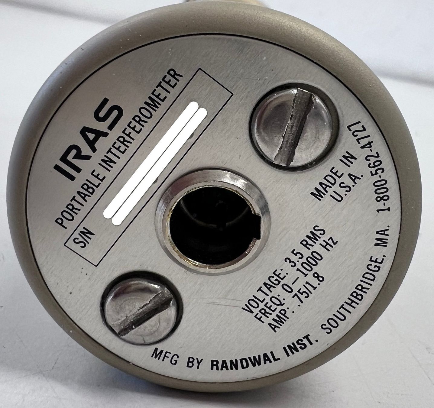 Laborzubehör: Randwal Instruments IRAS Portable Interferometer – Gebraucht aus Niederdorf von LeptonAG_Labor 3