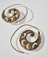 OHRRINGE RING GOLD FARBEND HANDMADE ATELIER TOP ZU RING