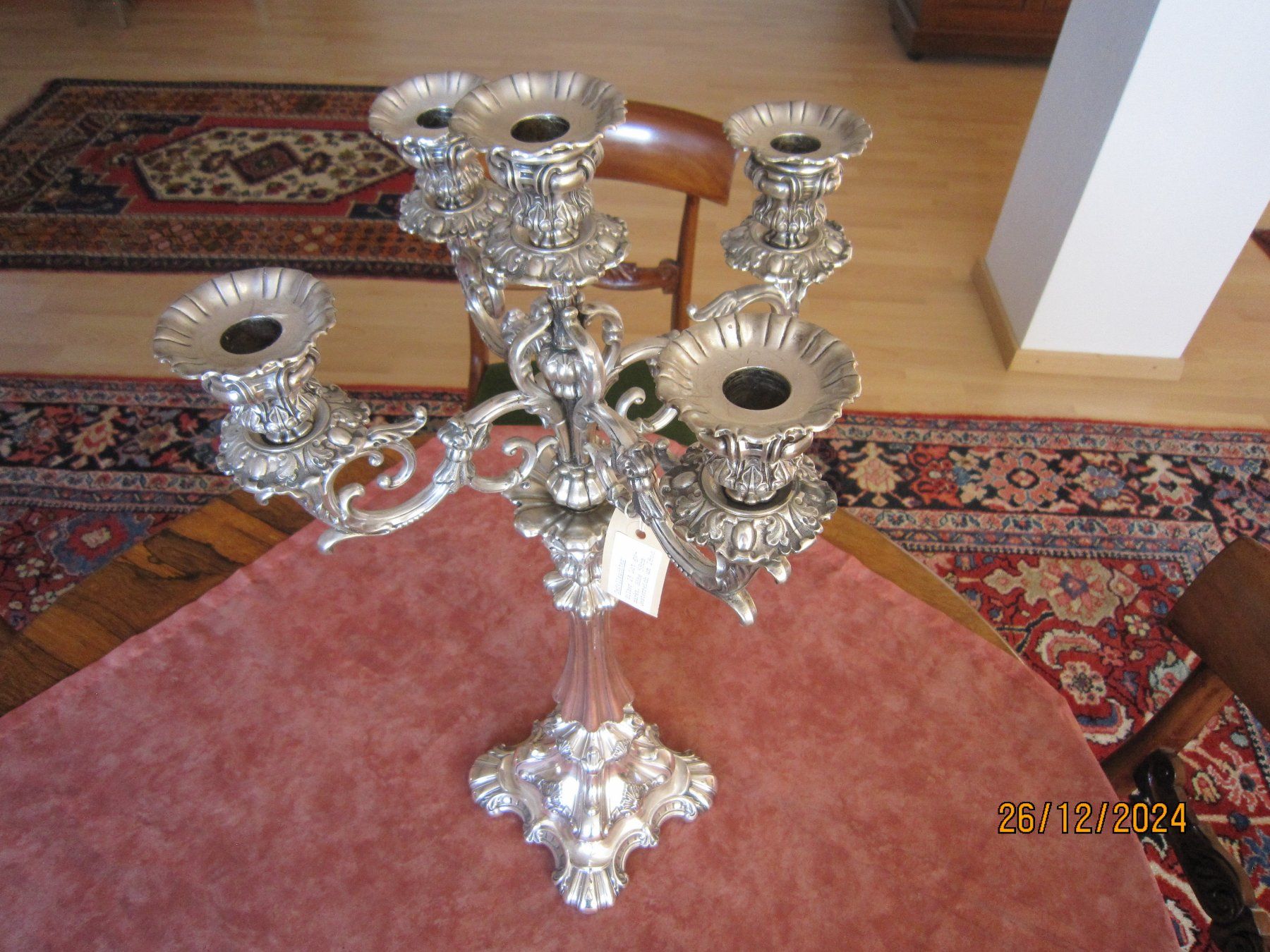 Kerzenständer: Silber-Tafelleuchter, Barock um 1760 – Gebraucht aus Lengnau AG von Daenkelbach 6