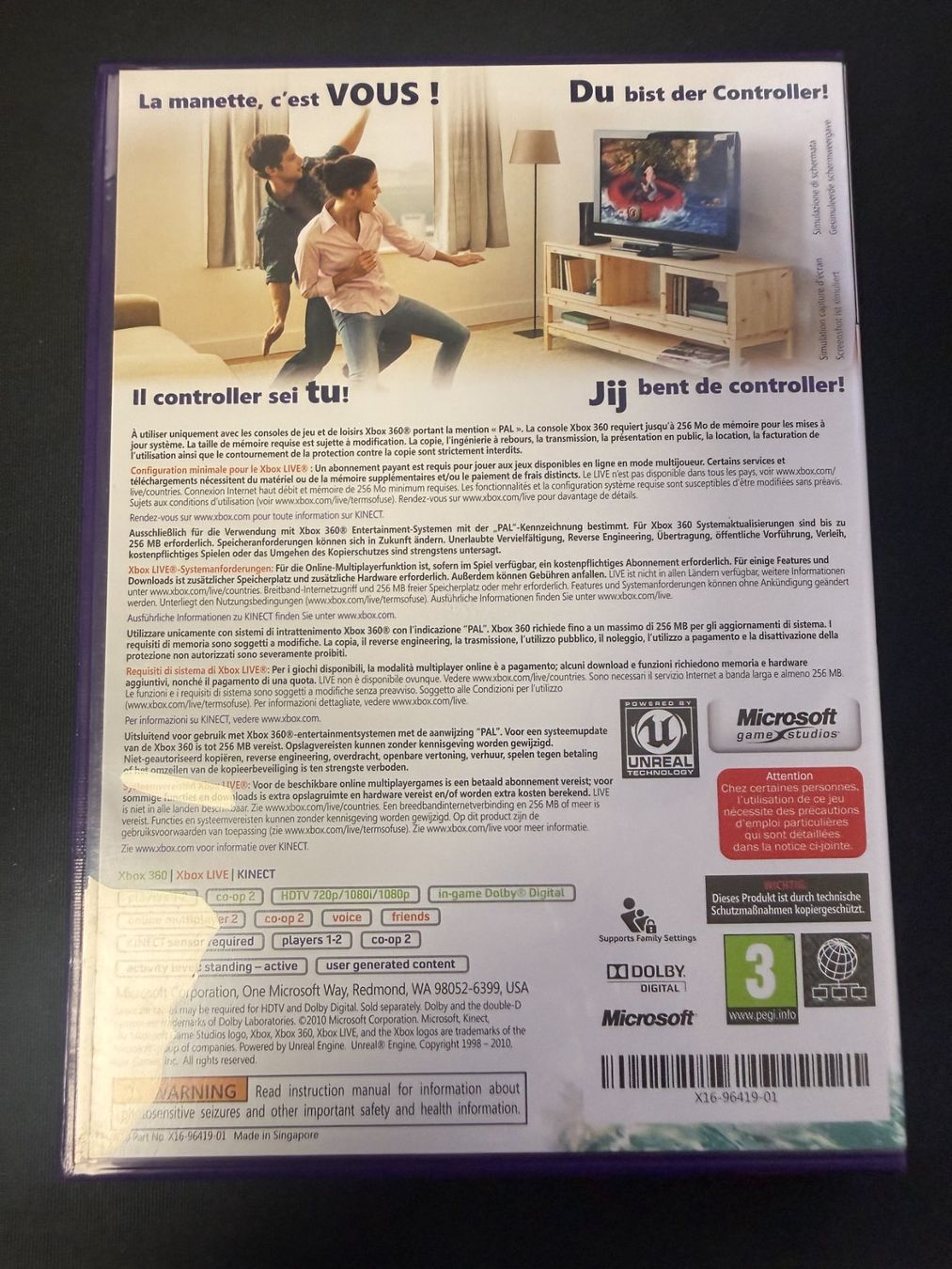 Spiele: Kinect Adventures ! - Xbox 360 – Gebraucht aus Pont-de-la-Morge von Darfal 2