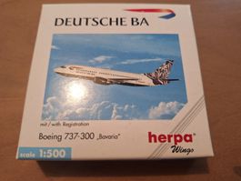 Deutsche BA Boeing 737-300 "Bavaria" 1:500 D-ADBN