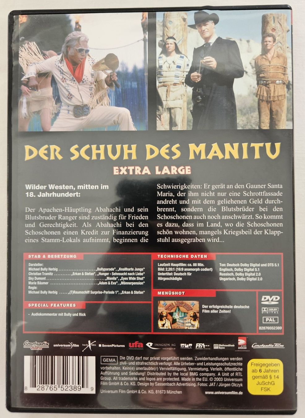 Alle DVDs: DVD der Schuh des Manitu – Gebraucht aus Zetzwil von Power4 1