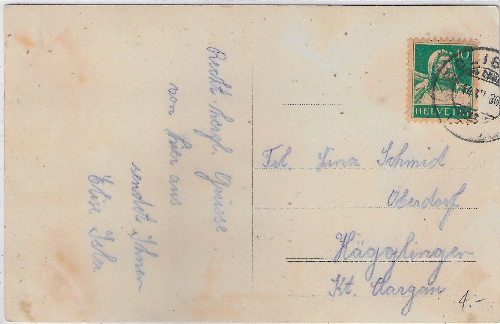 Cartoline postali: Bad Schönbrunn bei Zug - Westfront – Usato da Ettingen venduto da Kartenplanet 1