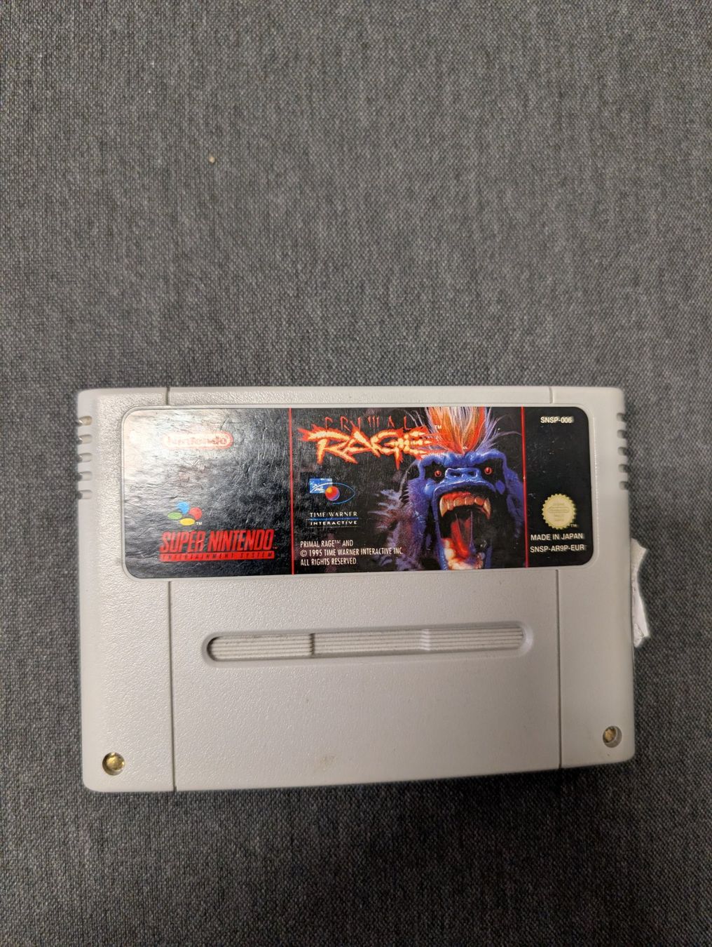 Jeux: Primal Rage super Nintendo – D'occasion à Giubiasco par Ticinerd