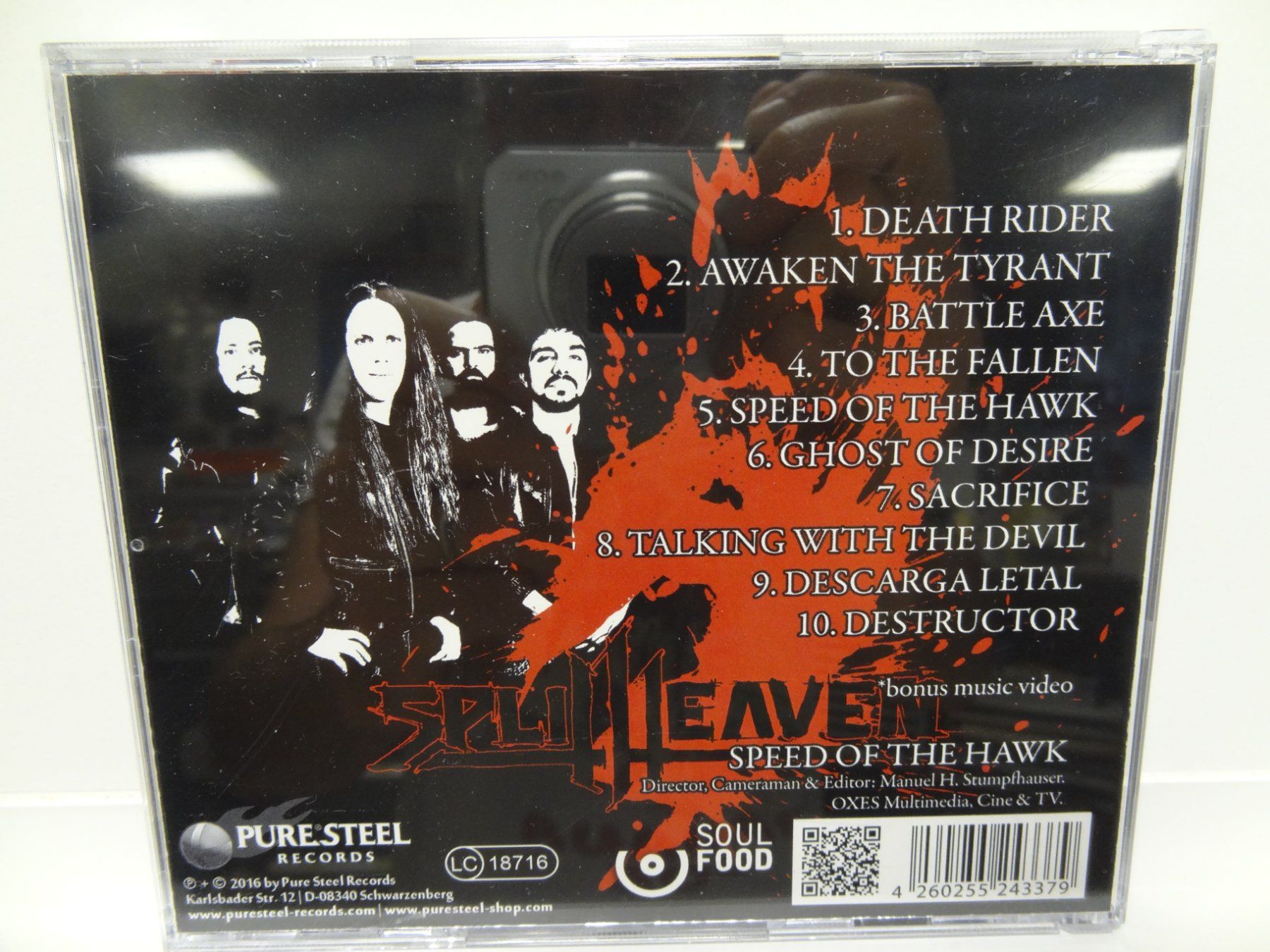 CD: Split Heaven - Death Rider CD – Usato da luzern venduto da musicandart 1