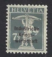 IKW Tellsohn 7 1/2 ct, dicker Aufdruck, Zumstein 11, Neu *