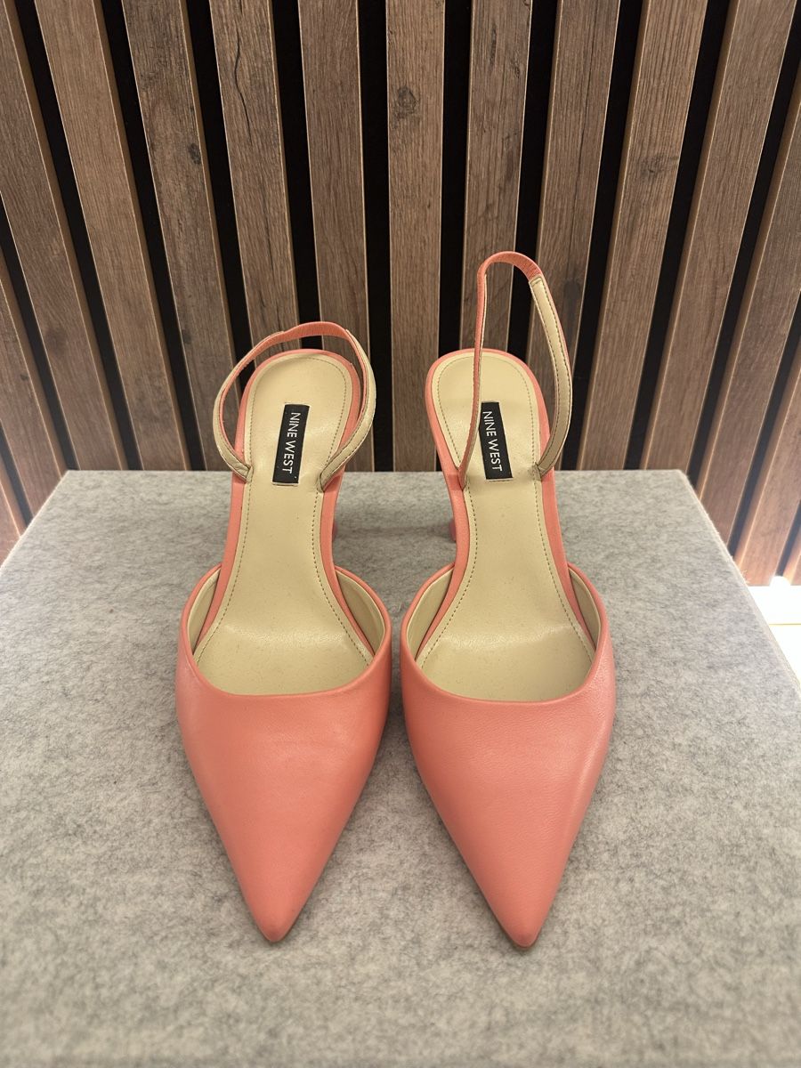 Scarpe da donna: Nine West Pink Slingbacks - Size 39 - Unique Heel! – Usato da Küssnacht am Rigi venduto da Minkijulia 2
