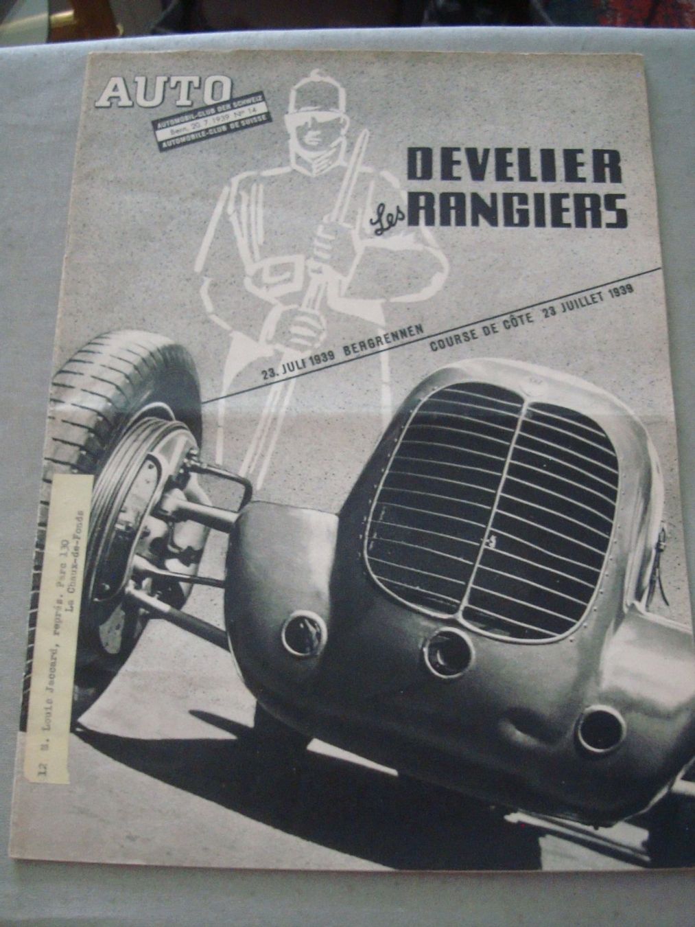 Zeitschriften & Magazine: Zeitung - Auto - ACS - 1939 - Heft Nr. 14 – Gebraucht aus Neuenegg von flohcante
