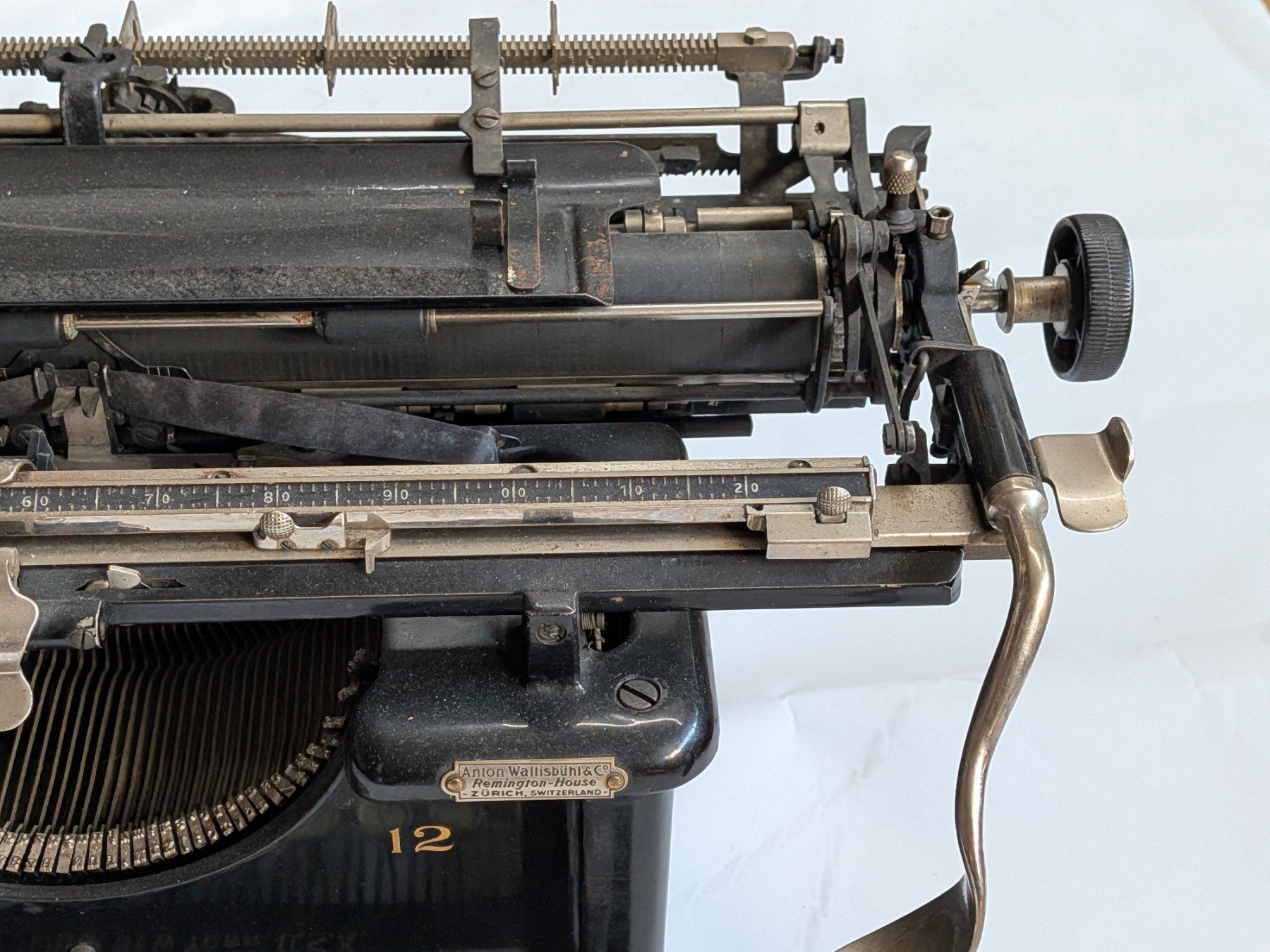 Remington Macchine da scrivere: Schreibmaschine Remington Standard 12 – Usato da Zürich venduto da vitibaba 3