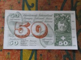 SUISSE  50  Francs  1971  (4880)  Billet