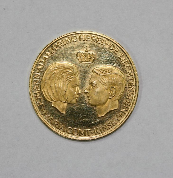 LIECHTENSTEIN Franz Josef II. 19381989. Goldmedaille 1967 Kaufen auf