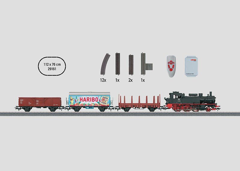 Märklin Modellini di ferrovie: Märklin 29161 Startpackung Dampflok Güterzug Digital – Nuovo e nell'imballaggio originale da Derendingen venduto da Benfis