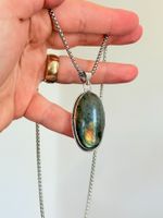Pendentif Labradorite - Élégance Minérale