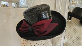 Eleganter Hut 80er Jahre Wittall&Shon USA 100% Wollfilz