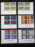Schweiz 1971 Satz Ereignisse 4er-Block 1.Tagstempel
