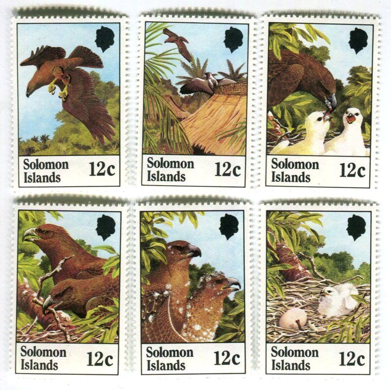 Tutti i francobolli: Briefmarken "Seeadler". Salomonen. – Nuovo e nell'imballaggio originale da Basel venduto da Butsch5