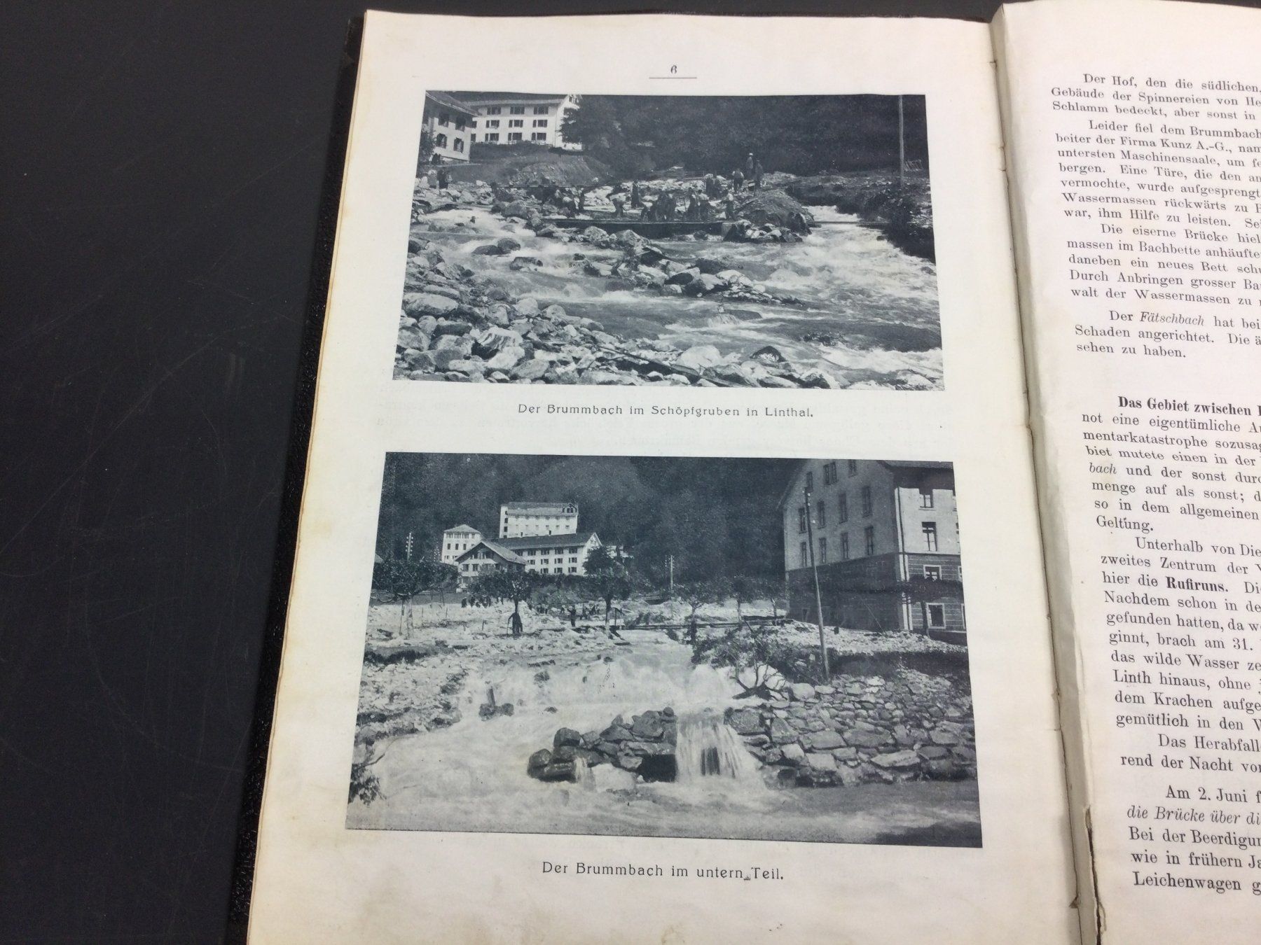 Cartoline postali: Die Wasser- Katastrophe im Kanton Glarus von 1910 – Usato da Wangen SZ venduto da kuriosum12