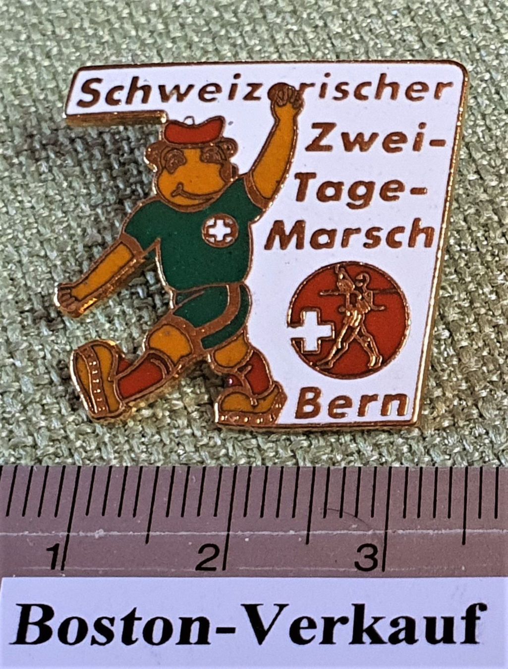 Medaglie: C167  Pin Schweizer Zweitage Marsch Bern – Usato da Reinach BL venduto da Boston-Verkauf 1